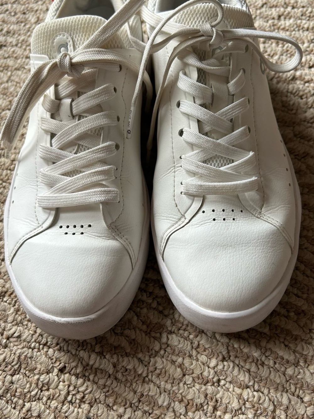 On Cloud White Women's Sneakers - Clean Casual Comfort Size 7 - Picture 3 of 7